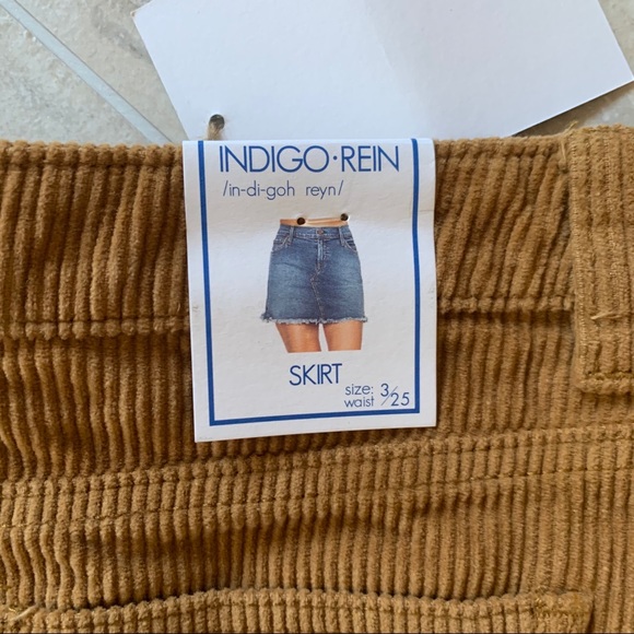 Indigo Ren Cotton Brown Corduroy Mini Skirt | 25 - Picture 6 of 8